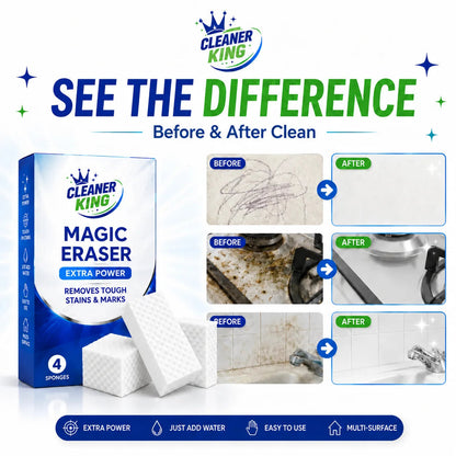 Magic Eraser Sponge Multipurpose Cleaner (Pack of 4)